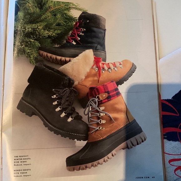 J.crew faux shearling lined hiker/winter boot - Picture 2 of 10